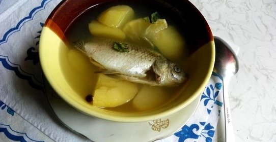 Домашняя уха с сельдереем