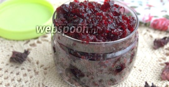 Быстрый «джем» из каркаде