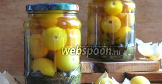 Маринованный овощной физалис на зиму