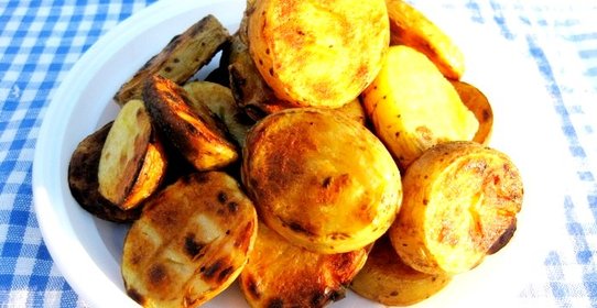 Картофель на мангале