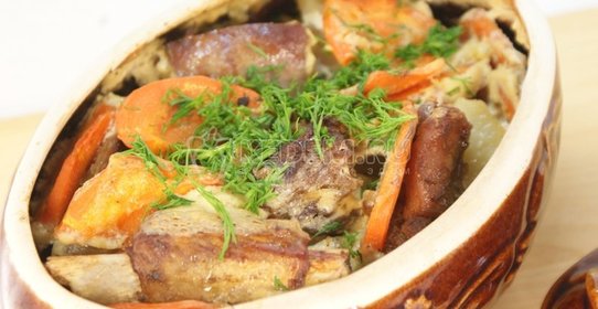 Салака с грибами