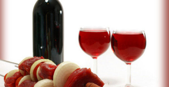 Шашлык в винном маринаде