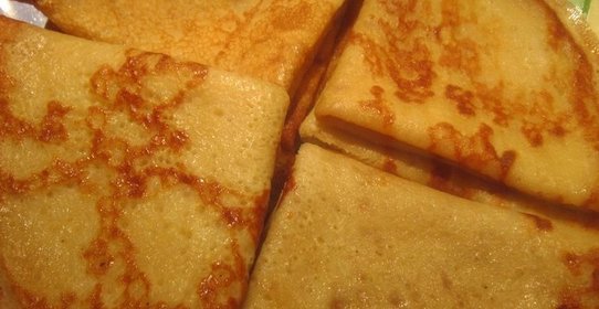 Блины вегетарианские на молоке