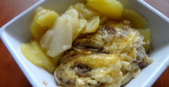 Запеченный минтай