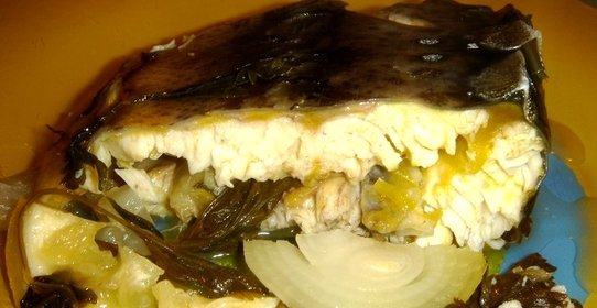 Стерлядь в духовке