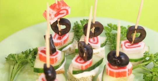 Канапе «на скорую руку»