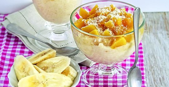 Каша с фруктами