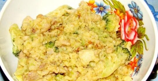 Курица с брокколи