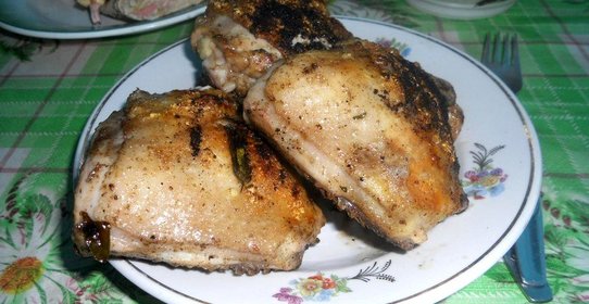 Куриные бедра в маринаде с эстрагоном