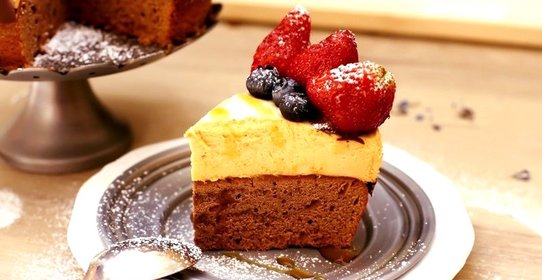 Торт «Шоколад и клубника»