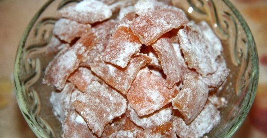 Цукаты из мандариновых корок