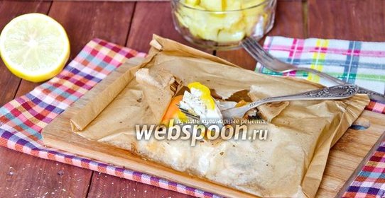 Филе морского окуня с овощами