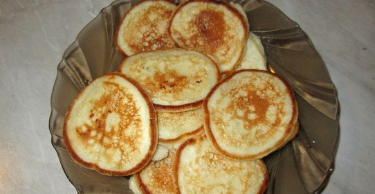 Оладьи из кабачка на кефире