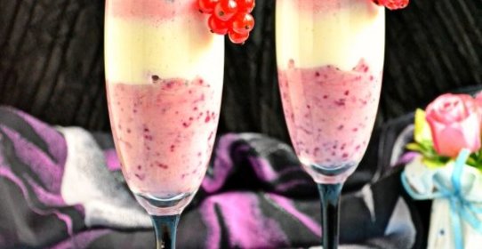 Творожно-смородиновый десерт Наслаждение