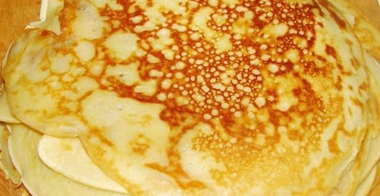 Блины простые с 1 яйцом