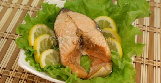 Горбуша на пару