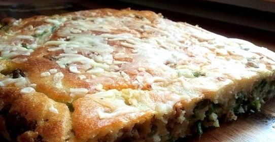 Сытный пирог на скорую руку