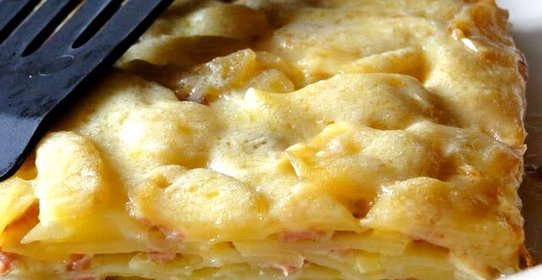 Картофельная лазанья