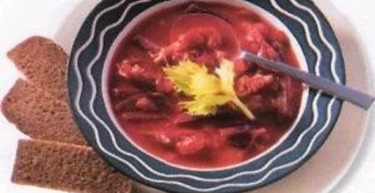 Борщ овощной