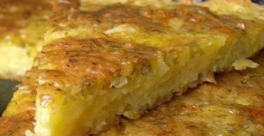 Хачапури из тертого картофеля с сыром и чесноком