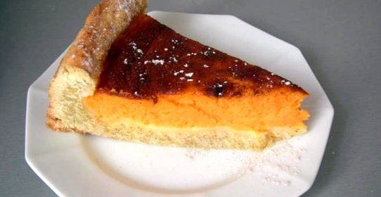 Тыква в песочном тесте