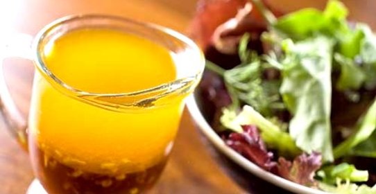 Заправка для салата с горчицей