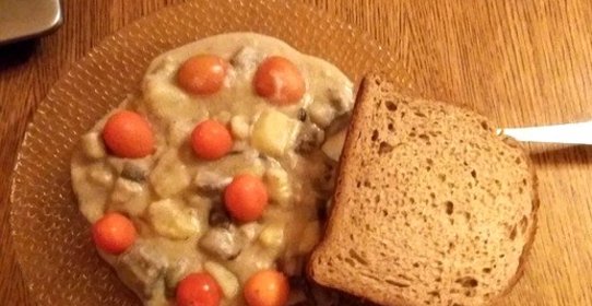 Грибная солянка с картошкой и сметаной