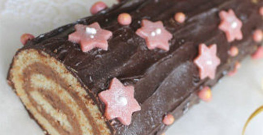 Торт-полено Рождественская сказка