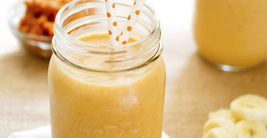 Смузи с бананом и медом