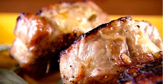 Свиной кальцоне на гриле