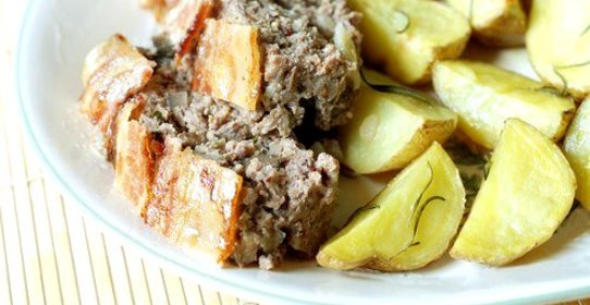 Слоеный мясной хлеб