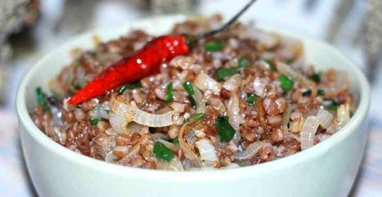 Гречневая каша с овощами