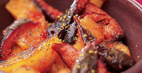 Рагу из инжира и яблок