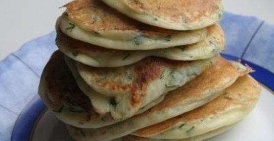 Оладьи из кабачков на кефире