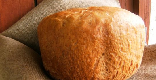 Французский деревенский хлеб в хлебопечке