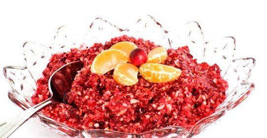 Заправка из бразильских орехов и клюквы