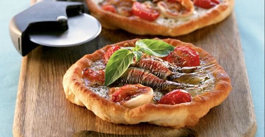 Пицца фритта наполитана с креветками