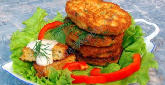 Котлеты из икры рыбы