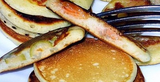 Американские блины на молоке