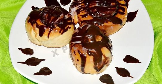 Булочки с шоколадом Синабон