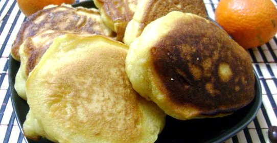 Кукурузные оладьи на ряженке