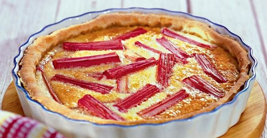 Пирог с ревенем