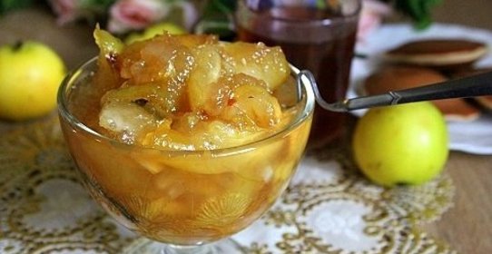 Яблочное варенье с мятой и малабарской корицей