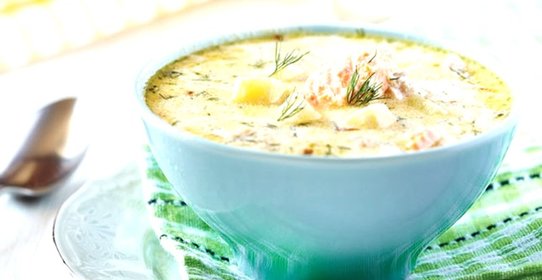 Уха из лосося