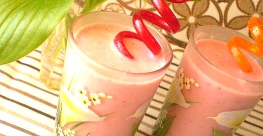 Смузи из клубники