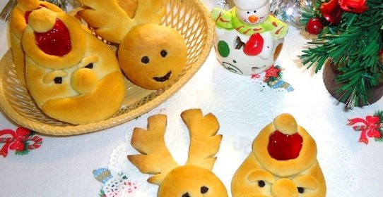 Булочки Новогодние