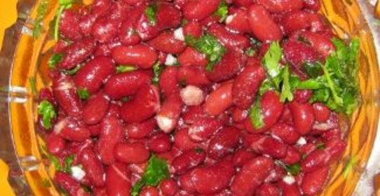 Салат из красной фасоли