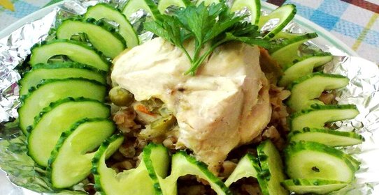 Куриное филе на перине