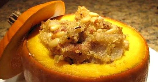 Фаршированная тыква Квиноа