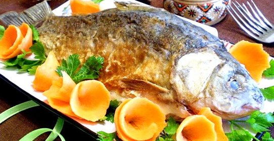 Жареная рыба в молоке